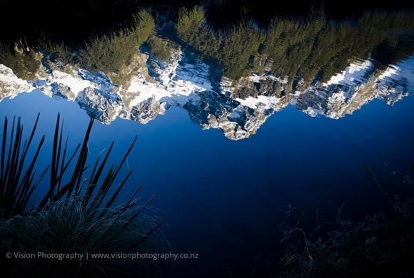 Mirror Lakes Fiordland - Wellington Photographer