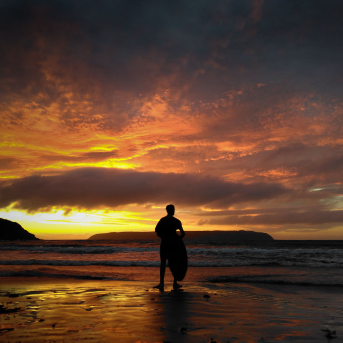 Sunset at Titahi Bay by Wellington Photographer