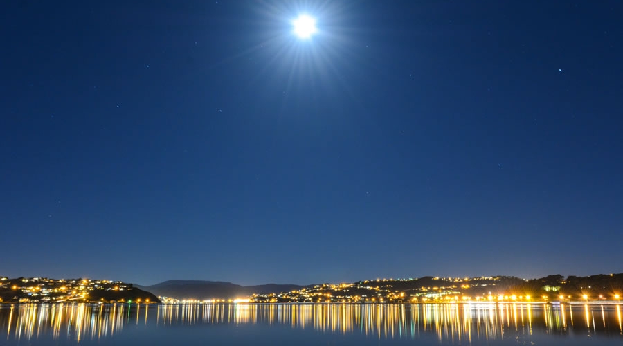 Porirua Harbour at Night by Porirua Photographer, Luke Pilkinton-Ching Vision Photography